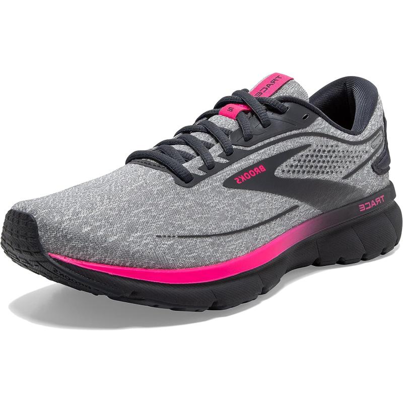 Brooks Women’s Trace 2 Neutral Running Shoe(Oyster/Ebony/Pink) - Brooks ...