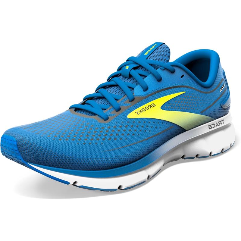 Brooks Men’s Trace 2 Neutral Running Shoe(Blue/Nightlife/White ...